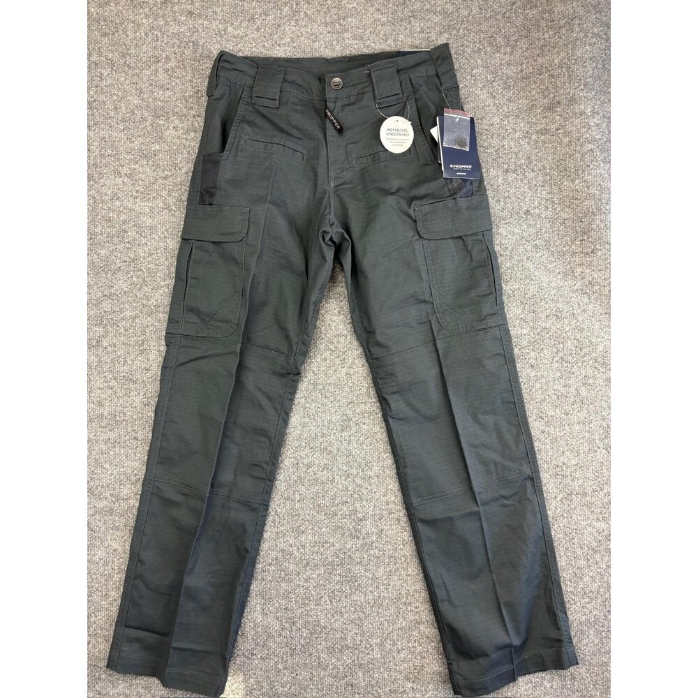 Propper Kinetic Tactical Pants Womens 6R Charcoal Cargo NexStretch Teflon New - Picture 1 of 9